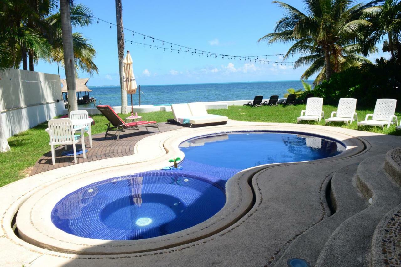 Bella Casa Privada Junto Al Mar Caribe Villa Cancun Bagian luar foto