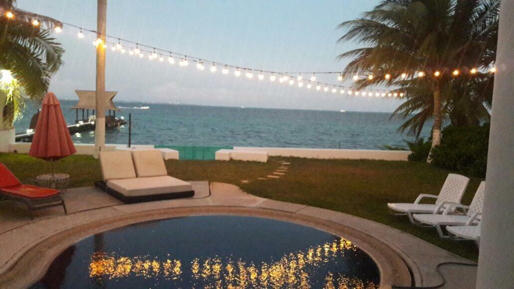 Bella Casa Privada Junto Al Mar Caribe Villa Cancun Bagian luar foto